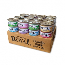어드밴스 로얄 애묘캔 콤보 85g (박스/24개입)
