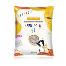 냥블리 벤토나이트 모래 5L 레몬향 (박스/5개입)