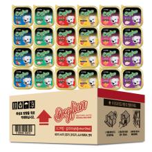 도그피앙 사각캔 100g 콤보 24개입 (6종x4개)