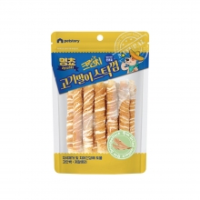 멍쵸 크런치 고기말이스틱껌 황태 200g