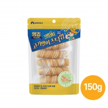 멍쵸 크런치 고기말이스틱껌 황태 150g