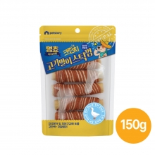 멍쵸 크런치 고기말이스틱껌 오리 150g